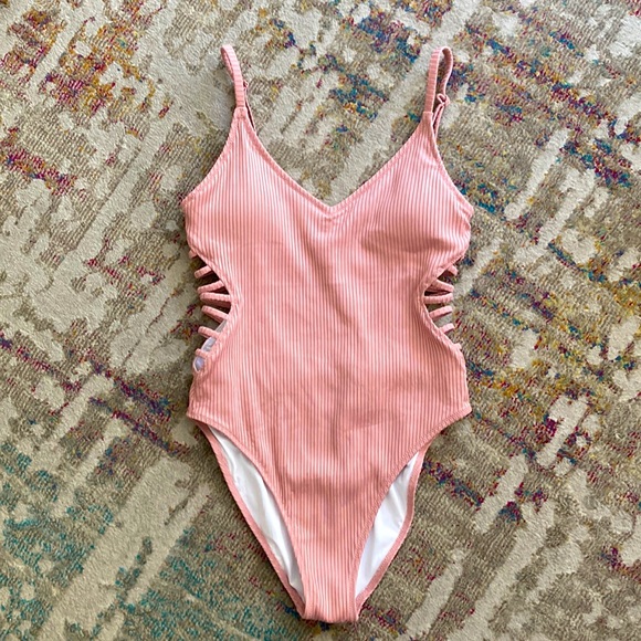 PINK Victoria's Secret Swim Victorias Secret Pink One Piece — free download